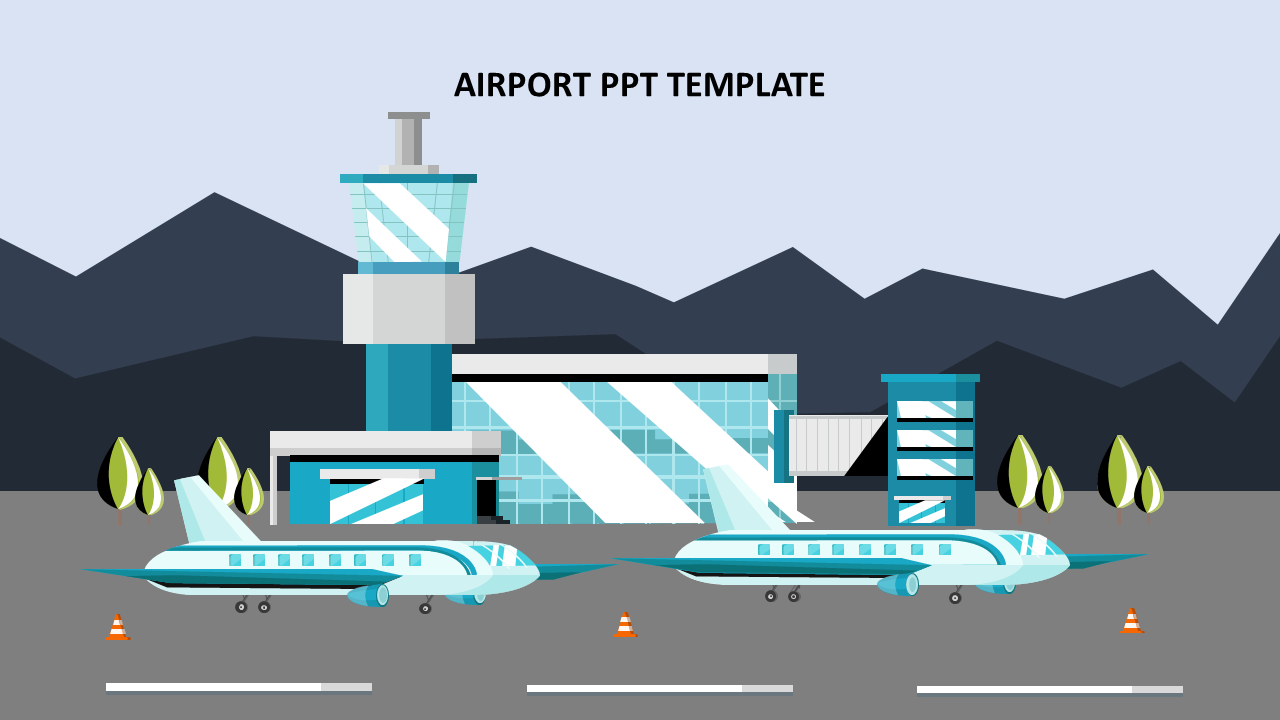 airport ppt template